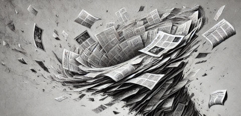Newspaper vortex