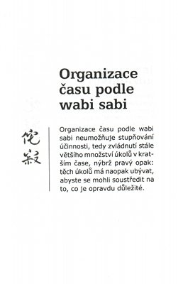 Japonská filozofie wabi sabi, str. 149