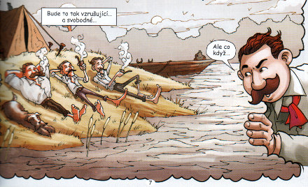 Tři muži ve člunu, str. 7