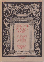 obálka knihy Z historie evropské knihy