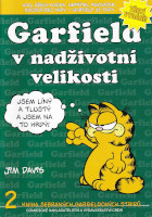 obálka knihy Garfield v nadživotní velikosti