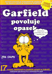 obálka knihy Garfield povoluje opasek