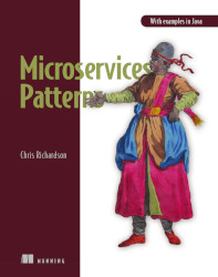 obálka knihy Microservices Patterns