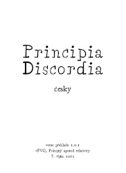 obálka knihy Principia Discordia
